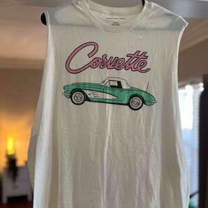 American Eagle Corvette Graphic Tank Top‎
